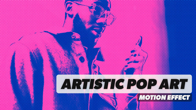 Artistic Pop Art Procedural Motion Effect 