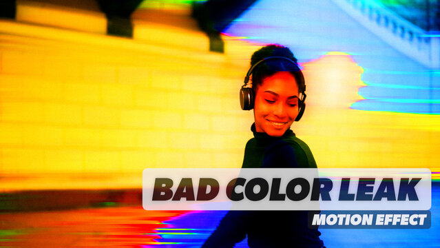 Bad Color Leak Procedural Motion Effect 