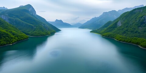 Scenic views of lakes and reservoirs in various locations around the world. Concept Lakes Worldwide, Reservoirs Abroad, Scenic Views, Global Locations, Waterfront Landscapes