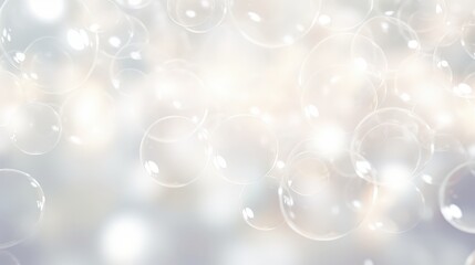 Abstract Background with Floating Bubbles