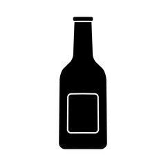 bottle icon eps vector illustration, isolated on white