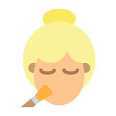 Makeup Tutorials Vector Flat Icon Design