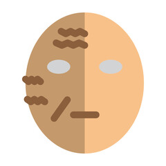 AntiAging Skincare Vector Flat Icon Design