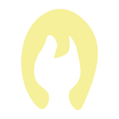 Healthy Hair Vector Flat Icon Design