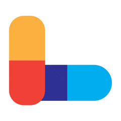 Beauty Supplements Vector Flat Icon Design