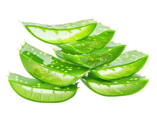 Obraz premium Sliced Aloe Vera Leaf