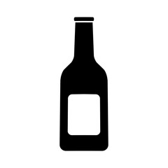 bottle icon eps vector illustration, isolated on white