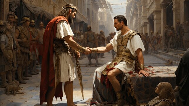 Jesus with the Centurion