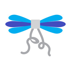 Stylish Bow Vector Flat Icon Design