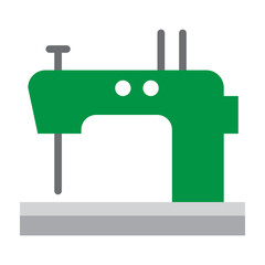 Sewing Machine Vector Flat Icon Design