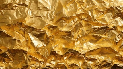 Abstract Gold Foil Texture