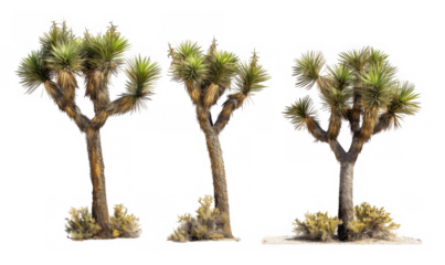 Tall Joshua Trees with Spiky Leaves