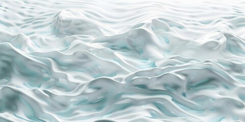 Sunlit Abstract White Wave Pattern or Wavy Water Texture Background. Concept Abstract Art, Wave Pattern, Water Texture, Background, Sunlit
