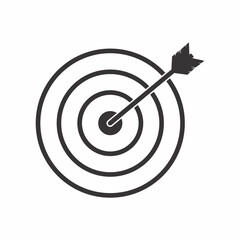 target icon and arrow, vector file