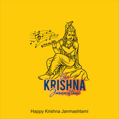 happy Janmashtami, Indian festival, lord Krishna birthday