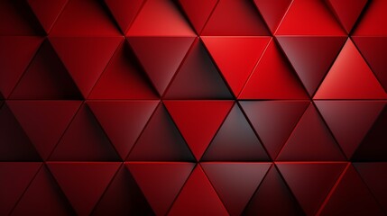 Obraz premium This image presents a pattern of red triangular shapes organized in a modern geometric design, evoking a sense of precision, style, and contemporary art with dynamic visual appeal.