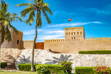 The fort at Al-Hujrah in Sohar, Oman
