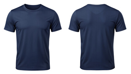 blank navy blue T shirt mockup template for t shirt design