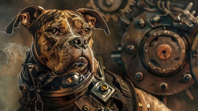 Steampunk Labrabull.