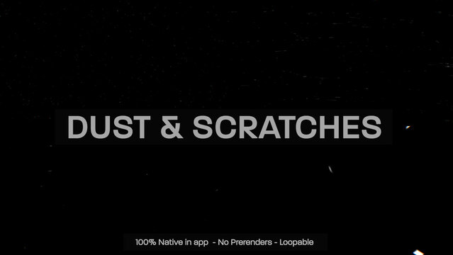 Dust And Scratches Dynamic Motion Overlays