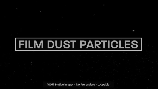 Film Dust Particles Dynamic Motion Overlays 