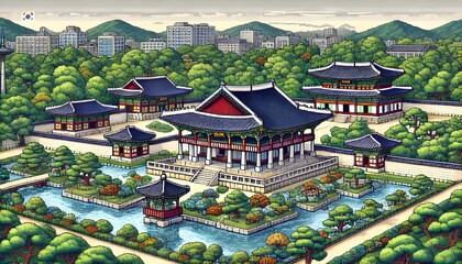 Obraz premium Korean heritage
