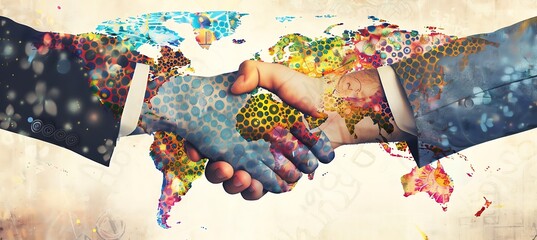 Business negotiations a competitive economic landscape showcasing collaboration and ethical practices