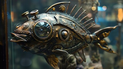 Fototapeta premium Steampunk Surgeonfish