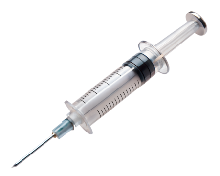 syringe isolated on background