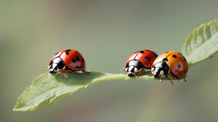 Obraz premium ladybugs and insects