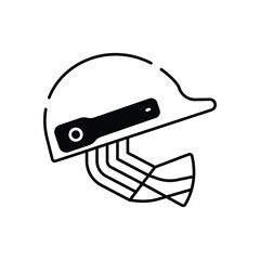 Helmet vector icon