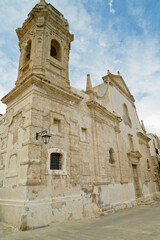 Il borgo fortificato di Monopoli sul mar Adriatiso. Bari, puglia,Italia