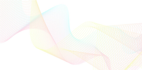 Abstract vector background with  wavy lines