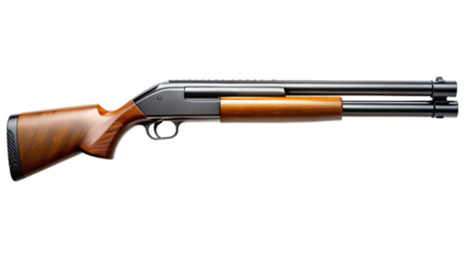 shotguns are shown on white background