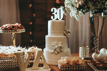 30 years of marriage cake