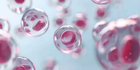 Exploring the Potential of Cellular Therapy Through 3D Visualization of Embryonic Stem Cells. Concept Cellular Therapy, 3D Visualization, Stem Cells, Embryonic, Medical Research