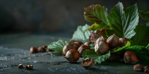 Hazelnut A Nutrient-Rich Source of Healthy Fats. Concept Health Benefits, Nutrition Facts, Hazelnut Recipes, Cooking Tips