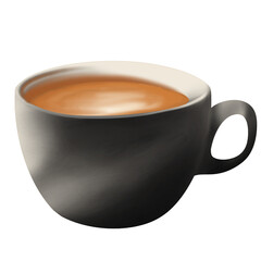 cup of coffee 3d illustration