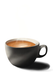 cup of coffee 3d illustration