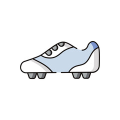 Soccer cleats vector icon
