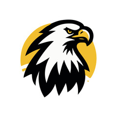 Eagle isolated vector design template illustration