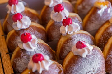 Obraz premium チェリードーナツ