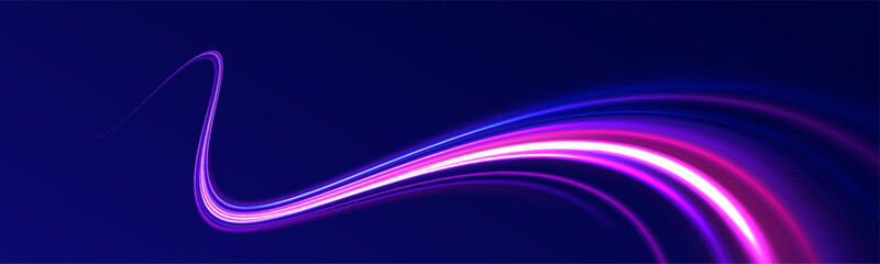 Blue glowing shiny speed lines effect vector background. Glowing speed lines. Abstract background with speed lines. Vector illustration. Futuristic. The light lines of the road are blue png