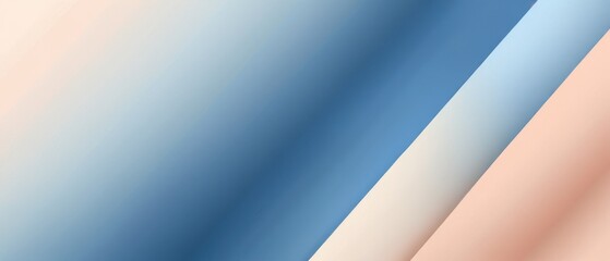 Obraz premium Minimalistic abstract geometric background featuring smooth blue and peach gradients. Ideal for modern design projects and visual concepts.