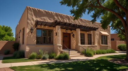 Fototapeta premium Albuquerque New Mexico USA June 30 2019 The historic.generative.ai
