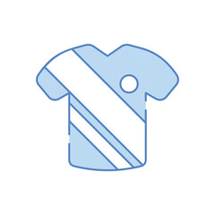 Soccer jersey vector icon
