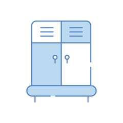 Locker vector icon