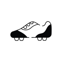 Soccer cleats vector icon