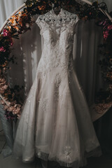 White wedding dress