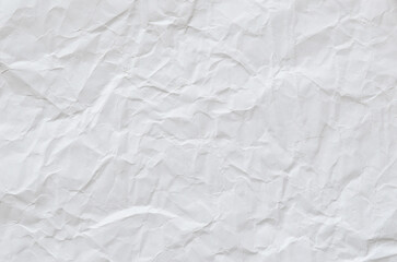 Fototapeta premium crumpled paper isolated on white 